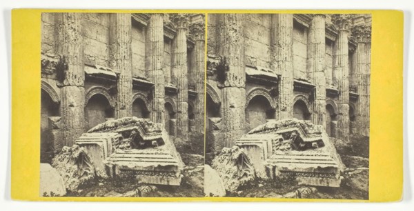 Baalbek - Temple of Jupiter, 1860/90. Creator: Frank Mason Good.