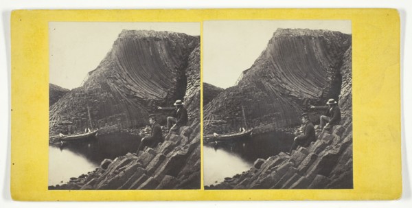 Clamshell Cave, Staffa, Mid 19th century. Creator: George Washington Wilson.