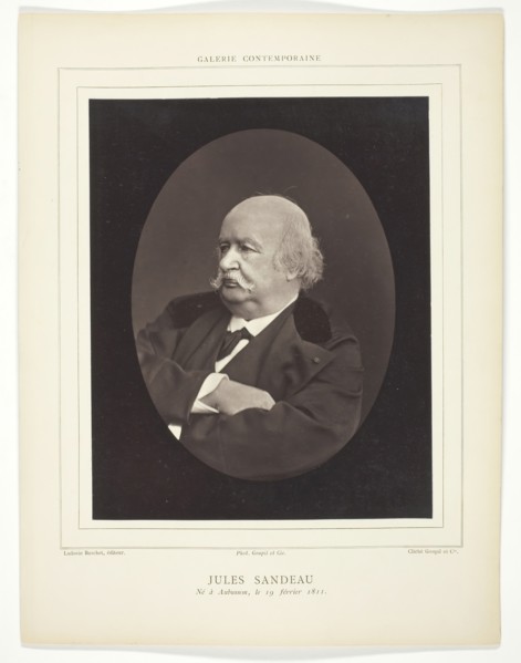 Jules Sandeau, [French writer], c. 1880. Creator: Goupil and Co.