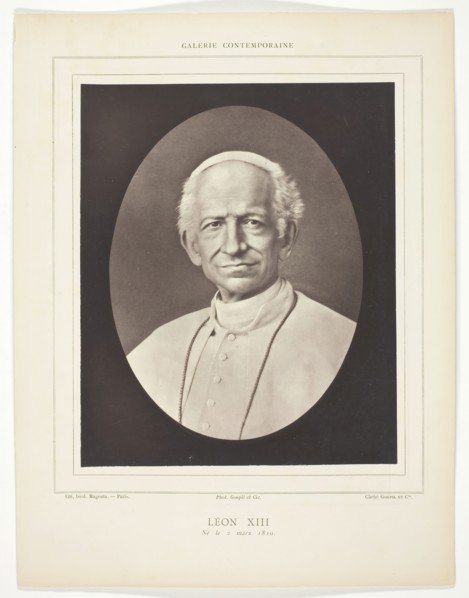 Léon XIII, 1875/79. Creator: Goupil and Co.