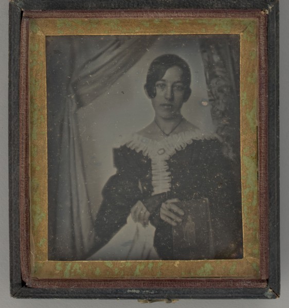 Untitled (Portrait of a Woman), 1840. Creator: Huddleston & Co.