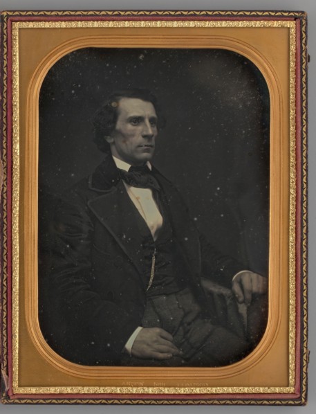 Untitled (Portrait of a Seated Man), 1855. Creator: Rufus Anson.