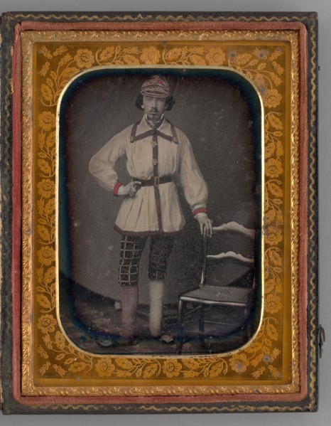 Untitled (Portrait of a Standing Circus Performer), 1855. Creator: Jesse Harrison Whitehurst.