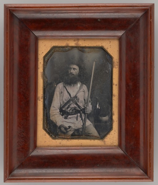 Untitled (Portrait of a Seated Man in Military Uniform), 1847. Creator: J. H. Fitzgibbon.