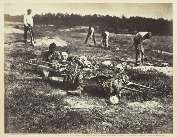 A Burial Party, Cold Harbor, Virginia, April 1865. Creator: John Reekie.