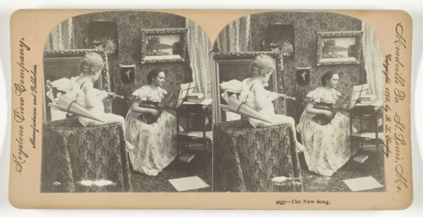 The New Song, 1899. Creator: Keystone View Company.