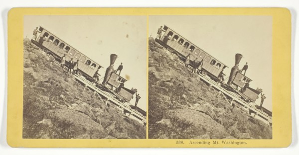 Ascending Mt. Washington, 1855/75. Creators: Kilburn Brothers, BW Kilburn.