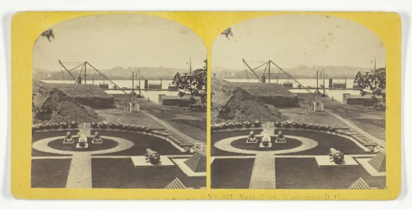 Navy Yard, Washington D.C., 1855/75. Creators: Kilburn Brothers, BW Kilburn.