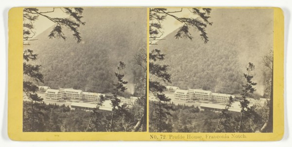 Profile House, Franconia Notch, 1855/75. Creators: Kilburn Brothers, BW Kilburn.