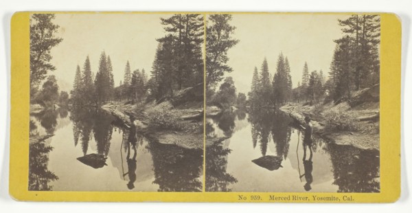 Merced River, Yosemite, Cal., 1855/75. Creators: Kilburn Brothers, BW Kilburn.