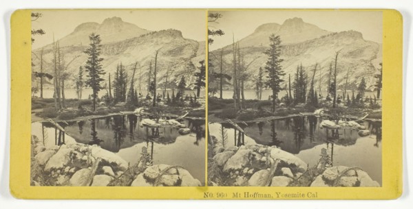 Mt. Hoffman, Yosemite, Cal., 1855/75. Creators: Kilburn Brothers, BW Kilburn.