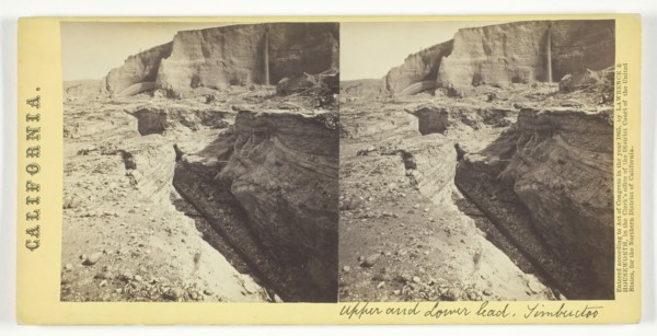 Upper and Lower lead, Timbuctoo, California, 1865. Creator: Lawrence & Houseworth.
