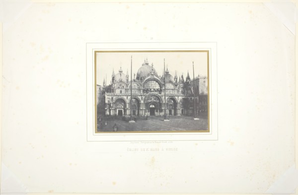 Eglise de St. Marc à Venise, 1851. Creator: Louis-Désiré Blanquart-Evrard.