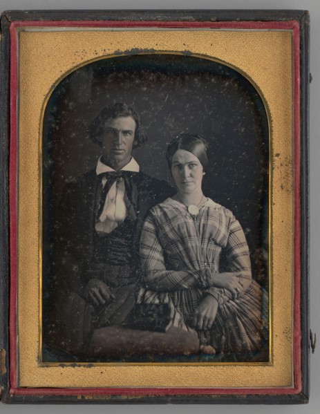Untitled (Portrait of a Man and Woman), 1845.  Creator: Montgomery Simons.