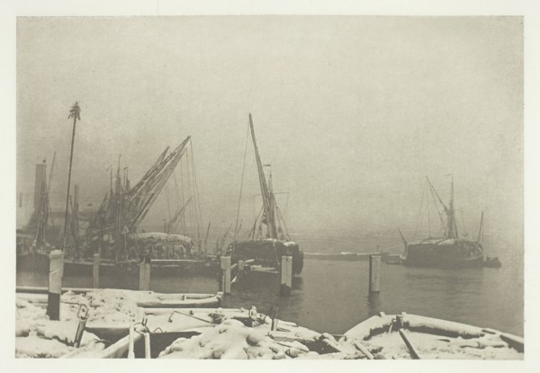 A Foggy Day on the Thames, c. 1889, printed October 1889. Creator: Joseph Gale.