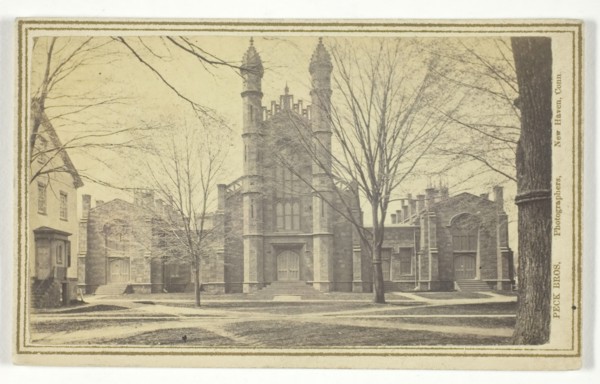 Library, Yale University, 19th century.  Creator: Peck Brothers.