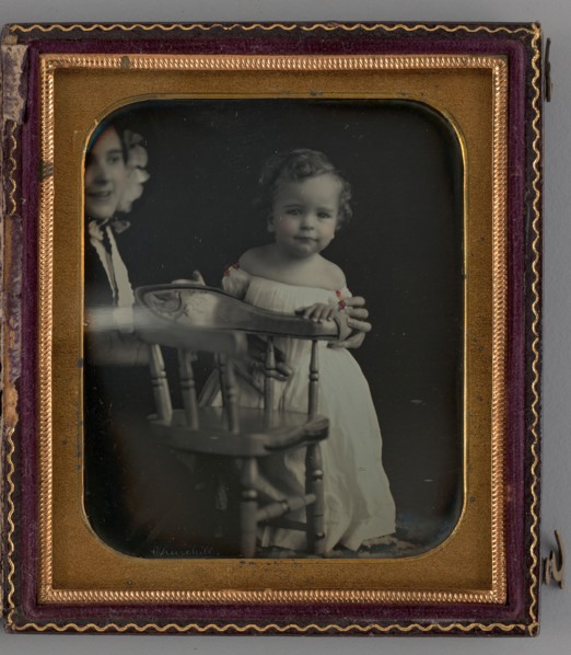 Untitled (Portrait of a Woman and a Girl), 1852. Creator: R. Emmert Churchill.