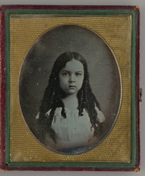 Untitled (Portrait of a Girl), 1841/42. Creator: Robert Cornelius.