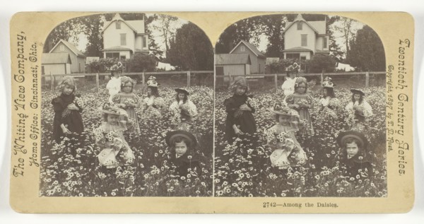 Among the Daisies, 1897. Creator: T.D. Rust.