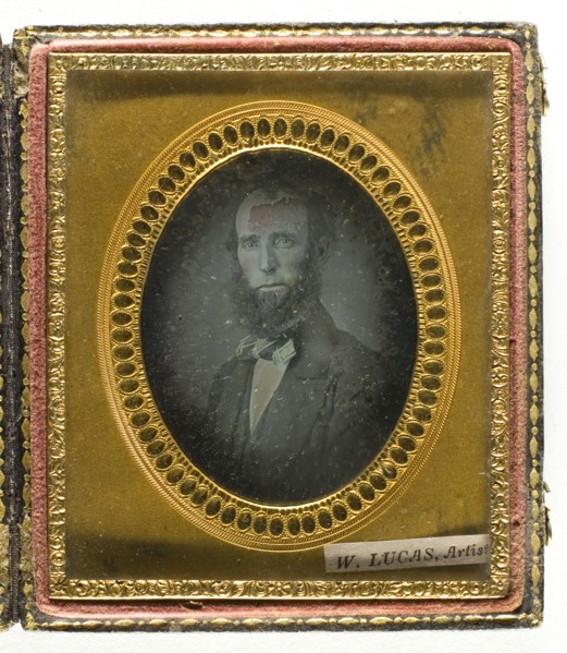 Untitled [portrait ofa bearded man], 1839/99.  Creator: W. Lucas.