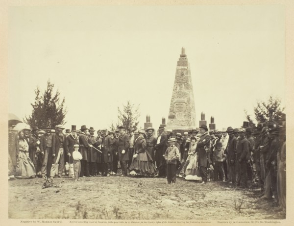 Dedication of Monument on Bull Run Battle-field, June 1865. Creator: William Morris Smith.