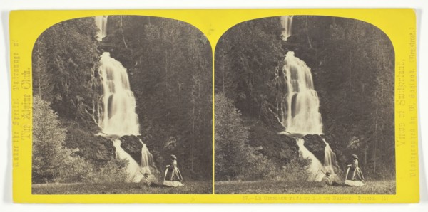 Le Giesbach Près du Lac de Brienz. Suisse, 1850/65. Creator: William England.