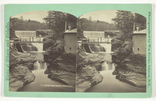 Upper Cascade. Ithaca Gorge, late 19th century. Creator: William Frear.