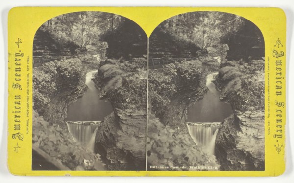 Entrance Cascade, Watkins Glen, 1860/68. Creator: William Purviance.