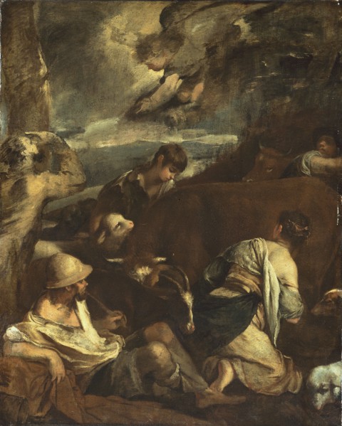 Annunciation to the Shepherds, c. 1710. Creator: Unknown.