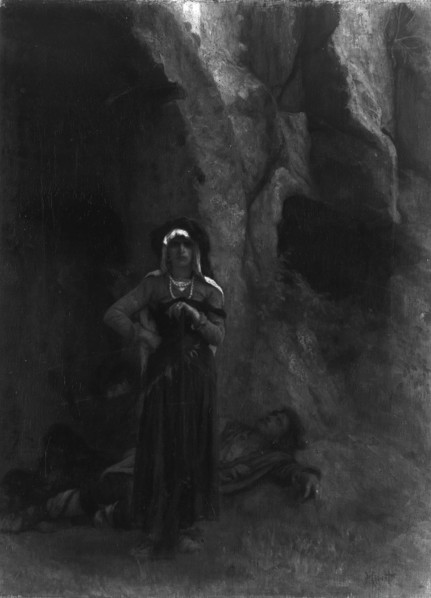 On Guard, 1860/70. Creator: Antoine Auguste Ernest Hebert.
