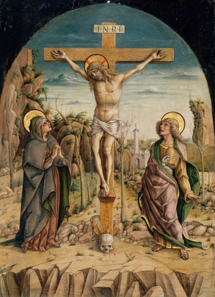 The Crucifixion, c. 1487. Creator: Carlo Crivelli.