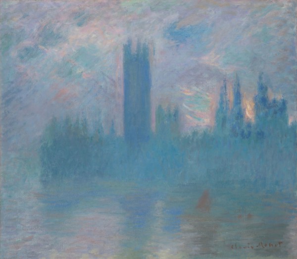 Monet, "Le Parlement de Londres"