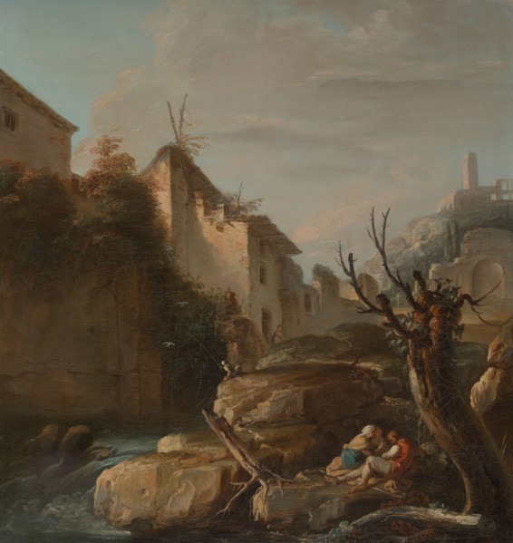 Appenine Landscape, About 1730. Creator: Francois Lemoyne.