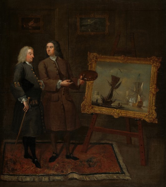 Thomas Walker and Peter Monamy, c. 1735. Creator: Gawen Hamilton.
