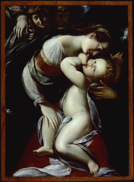 Virgin and Child with Angels, c. 1610. Creator: Giulio Cesare Procaccini.