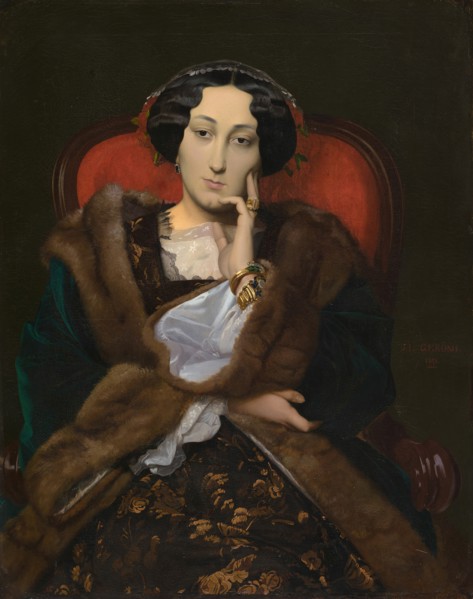 Portrait of a Woman, 1851. Creator: Jean-Leon Gerome.