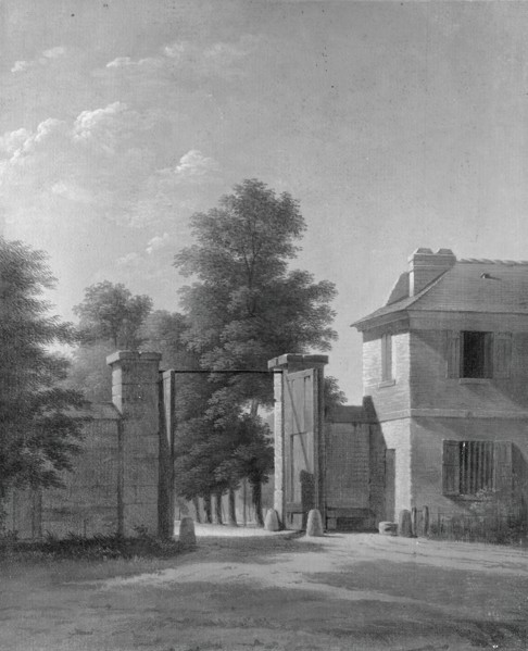 Entrance to the Park at Saint-Cloud, c. 1802. Creator: Jean-Victor Bertin.