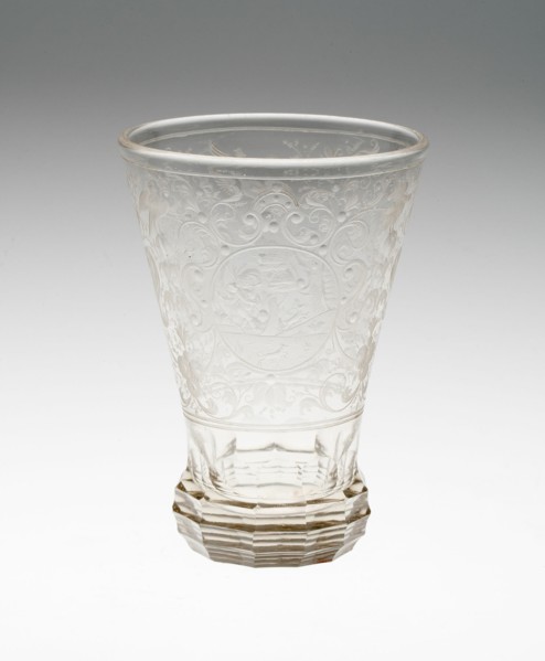 Beaker, Bohemia, c. 1725. Creator: Bohemia Glass.