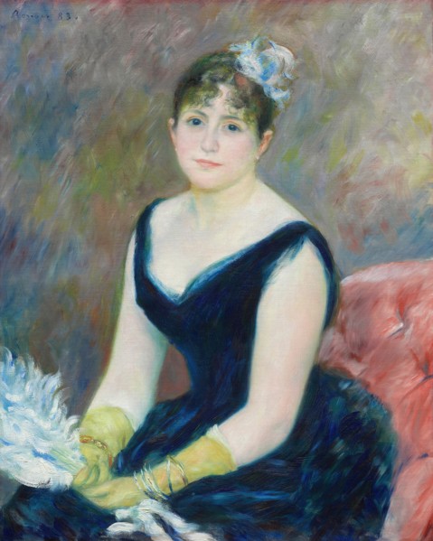Madame Léon Clapisson, 1883. Creator: Pierre-Auguste Renoir.