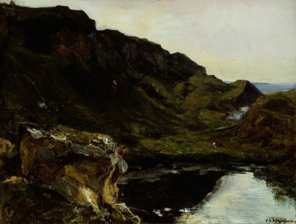 Landscape, c. 1835. Creator: Theodore Rousseau.