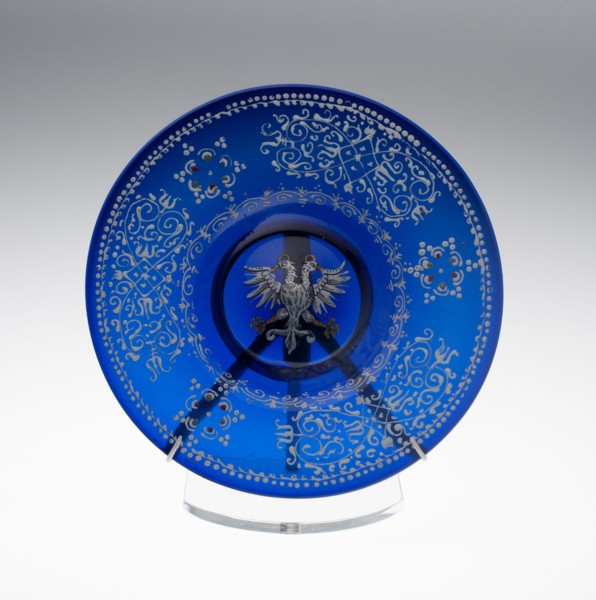 Plate, Bohemia, Early 17th century. Creator: Bohemia Glass.
