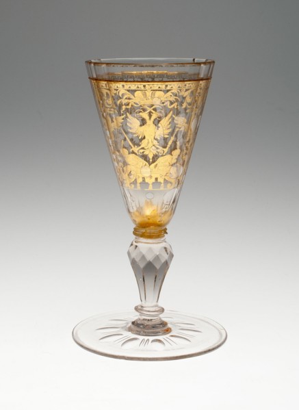 Wine Glass, Bohemia, Early 18th century. Creator: Bohemia Glass.