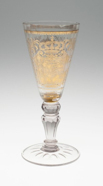Wine Glass, Bohemia, Early 18th century. Creator: Bohemia Glass.
