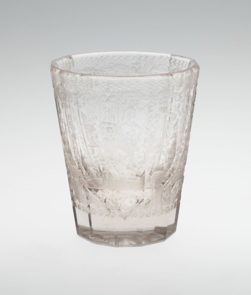 Beaker, Bohemia, Early 18th century. Creator: Bohemia Glass.