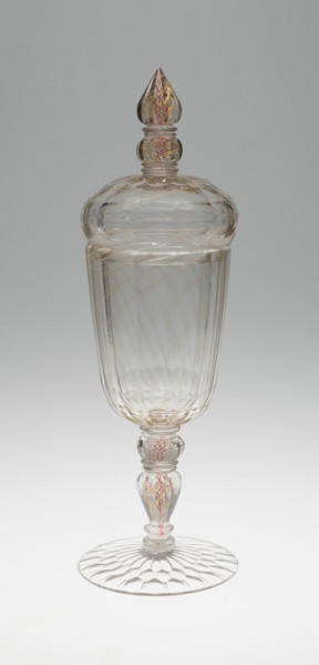 Covered Goblet (Pokal), Bohemia, 1700/50. Creator: Bohemia Glass.