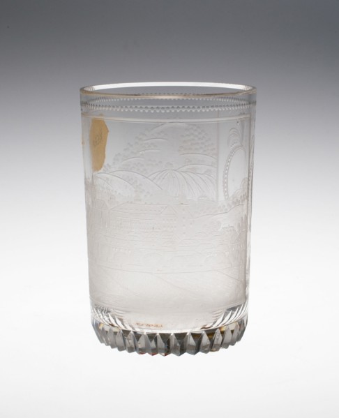 Beaker, Bohemia, c. 1810/20. Creator: Bohemia Glass.