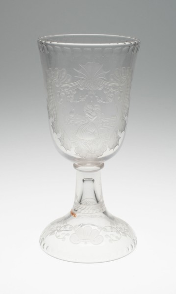 Goblet, Bohemia, c. 1750. Creator: Bohemia Glass.