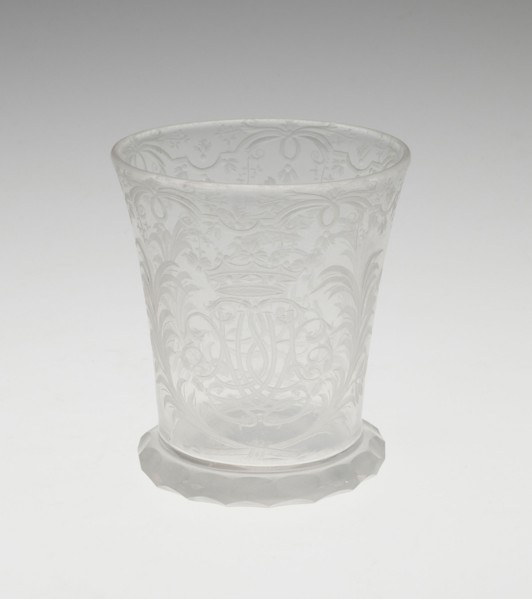 Beaker, Bohemia, Early 18th century. Creator: Bohemia Glass.