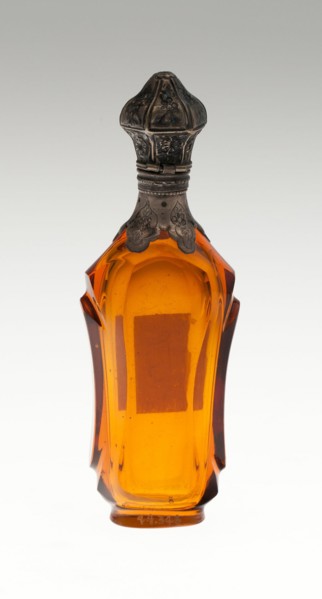 Scent Bottle, Bohemia, c. 1840/50. Creator: Bohemia Glass.