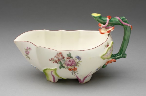 Sauceboat, Chelsea, 1760/70. Creator: Chelsea Porcelain Manufactory.